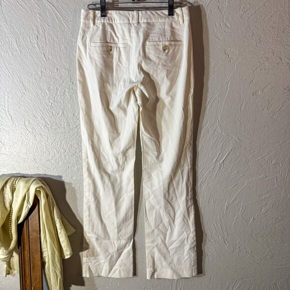 Theory White Trousers with Bi-Stretch Fabric - Picture 3 of 12